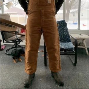 Carhartt - DUCK ZIP-2-THIGH BIB (QUILTED)